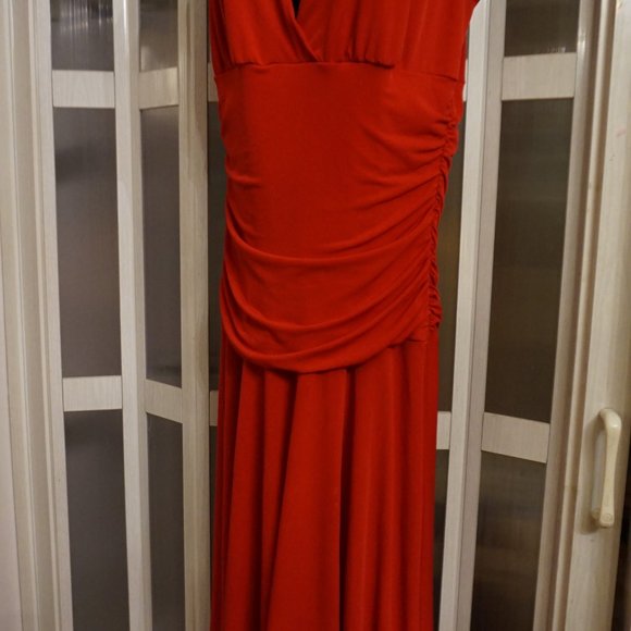 Splendid Red salsa style dress size M, bell skirt - Picture 15 of 16